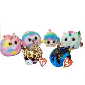 Lot Ty Squish a Boo Teeny Ty, 6 toys in lot